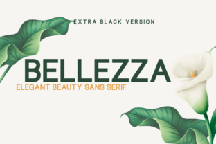 Bellezza Extra Black: The Sans Serif Font for Campaign Creatives