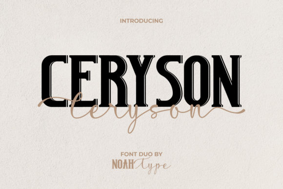 Ceryson: A Chic Display & Handwritten Font for Digital Brands