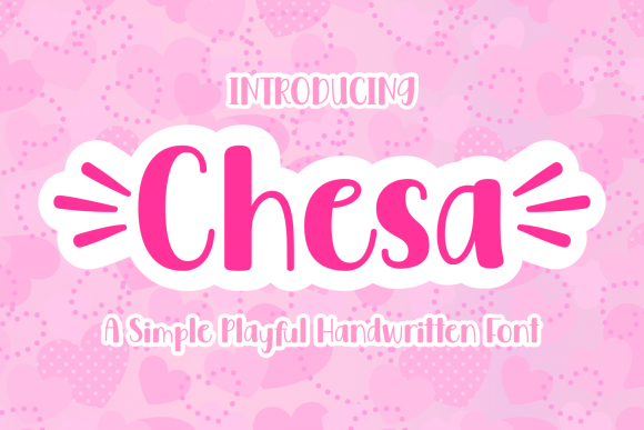 Chesa: A Playful Display Font for Digital Branding