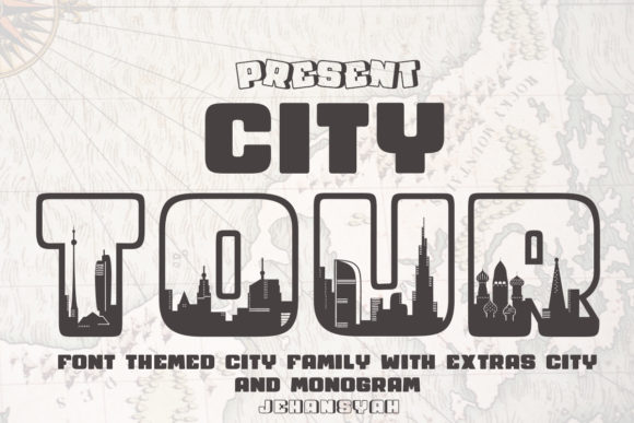 City Tour Font: A Display Typeface That Makes Small Brands Look Unforgettable