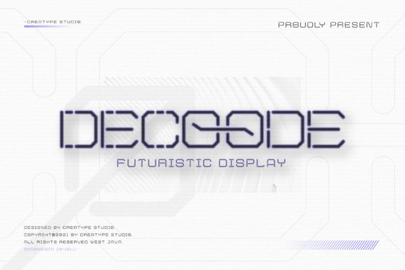 Decoode Futuristic Display: A Thoughtful Typeface for Editorial Moments