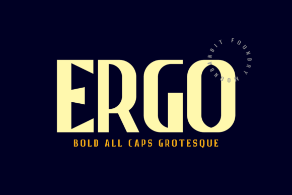 Ergo: A Tall Sans Serif Font That Refines Web Branding
