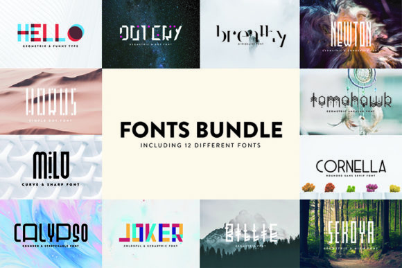 Fonts Bundle Vol 1: A Marketer's Typeface Toolkit
