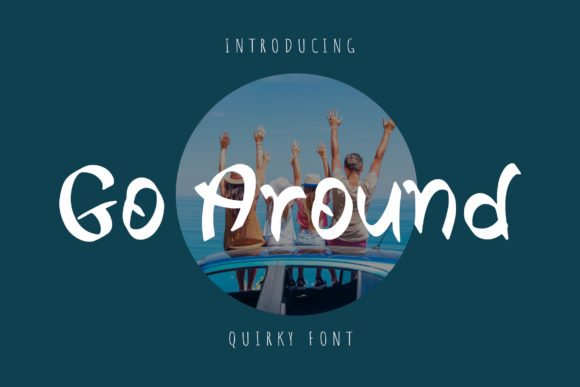 Go Around: A Playful Display Font That Feels Like a Creative Spark