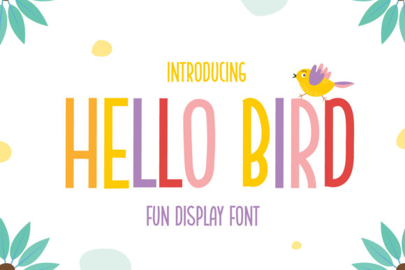 Hello Bird: The Quirky All-Caps Sans Serif Font for Makers
