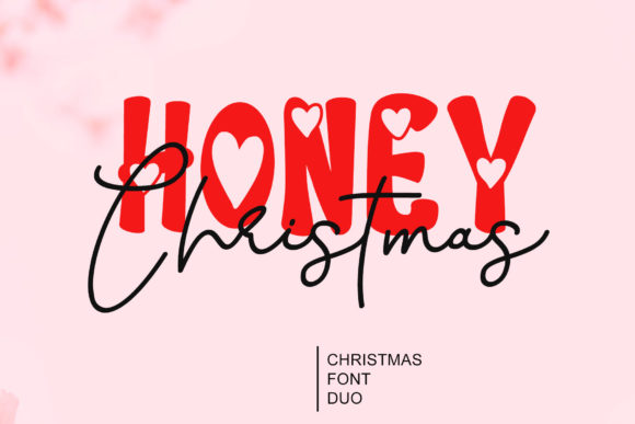 Honey Christmas: A Warm Font Duo for Small Business Branding