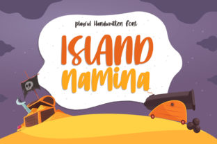 Island Namina: The Display Font for Marketing Creatives