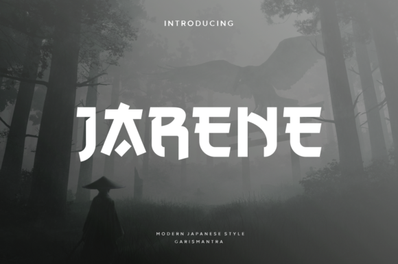 Jarene: A Modern Display Font for Digital Brand Identity