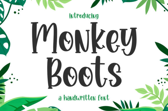 Monkey Boots: A Quirky Display Font for Crafters and Makers