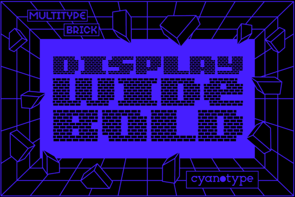 MultiType Brick Display Wide Bold: A Display Font That Grabs Scrolling Eyes