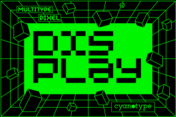 MultiType Pixel Display: A Bold Display Font for Scroll-Stopping Campaigns