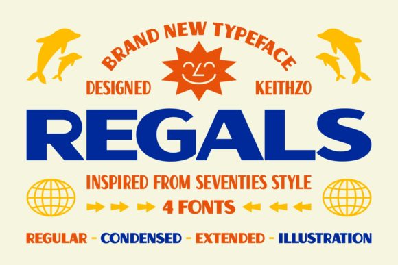 Regals: A Retro Sans Serif Font for Creative Projects
