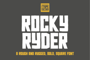 Rocky Ryder: A Display Sans Serif Font for Editorial Design