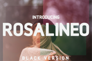 Rosalineo Black: A Bold Sans Serif Font for Digital Impact
