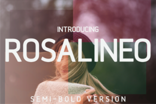 Rosalineo Semi-Bold: A Refined Sans Serif Typeface