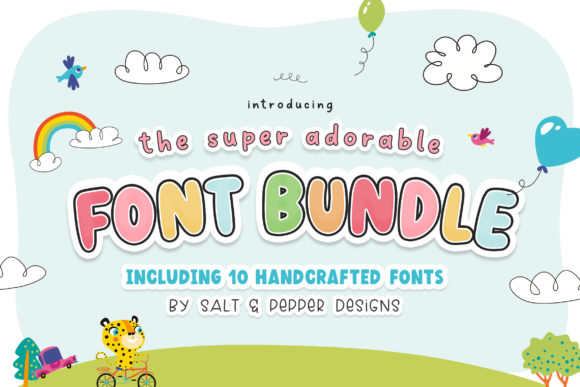 The Adorable Bundle: A Display Typeface Collection for Editors