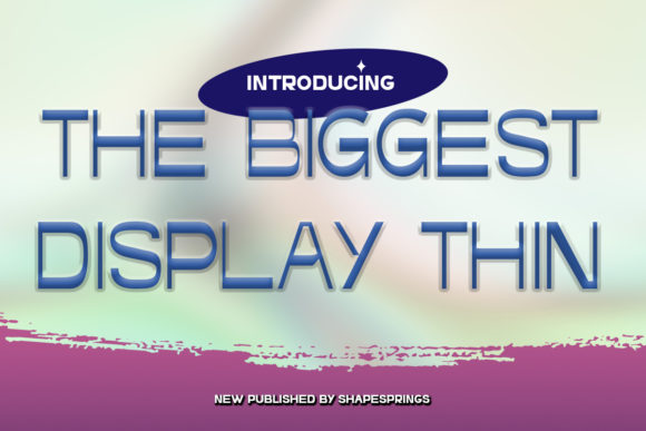 The Biggest Thin Display