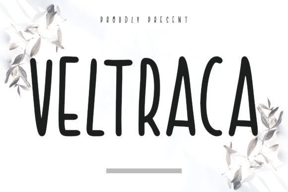 Veltraca: A Friendly Display Font for Crafters