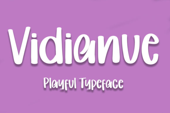 Vidianue: A Playful Display Font for Modern Web Design