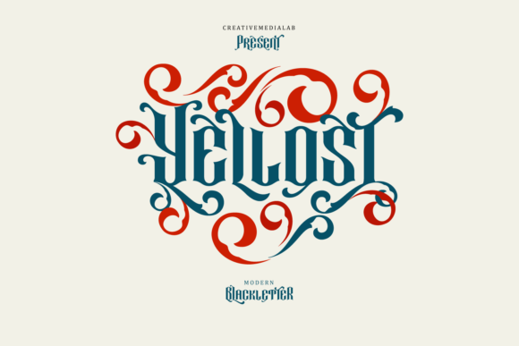 Yellost: A Blackletter Font with Modern Vintage Appeal